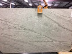 gray and white granite slab for countertops, backsplash, fireplaces, and more