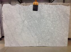 white and gray granite slab for countertops, backsplash, fireplaces, and more