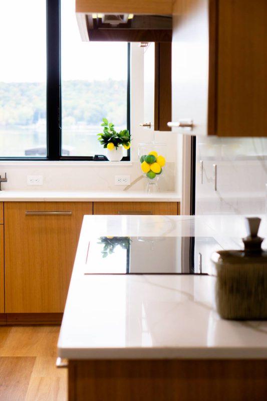 White quartzite countertops Indianapolis | Peak Stone Company